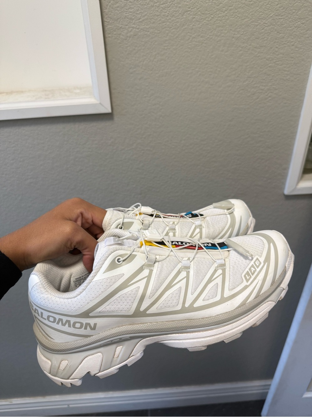 Salomon XT6 White Sneakers